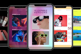 edit or create video ads for instagram, facebook, tik tok, reels youtube shorts