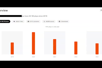 promote your music on my networks like soundcloud and more