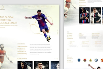 design creative and user friendly website