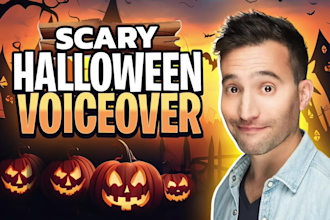 record a scary halloween voice over