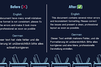 professionally update text, dates, and formatting in your documents