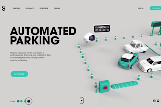 3d animated website 3d scrolling effect animation 3d blender spline animation