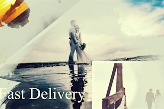 make photo slideshow video, wedding and memory slideshow