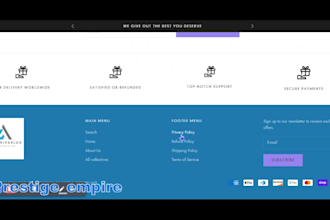 build a shopify store design shopify web design