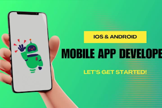 develop mobile app using kotlin and flutter UI