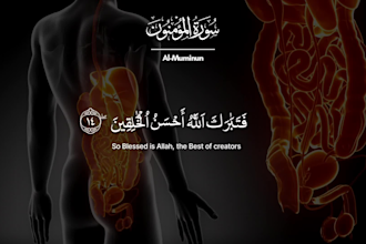 design quran recitation or islamic video with any subtitle