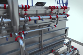 do 3d industrial video petro chemical power plant process 3d technical animation