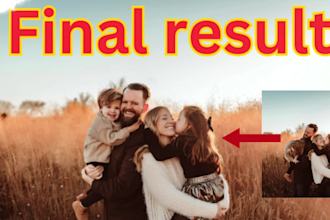 do face swap, photo compositing, photo manipulation ,head swap in photoshop