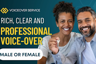 deliver 1500 words professional german voiceover in 24hrs