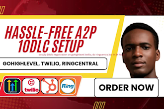 do a2p 10dlc registration on gohighlevel twilio, do ringcentral tcr in 24 hours