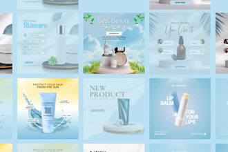design instagram templates and editable posts