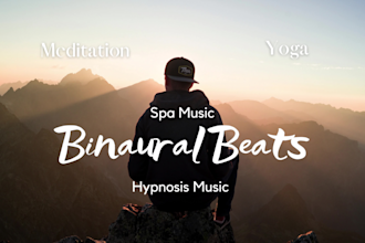 love to create rich meditation, binaural, yoga music for you