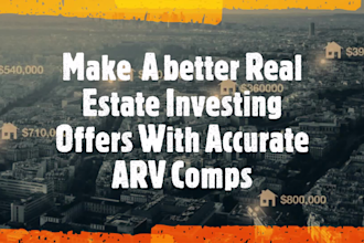 generate full property  comps including full market  analysis