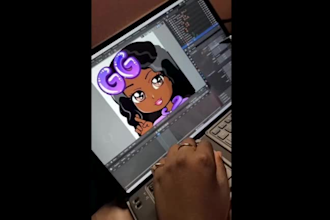 custom animated chibi emotes twitch streamers discord server and vtubers