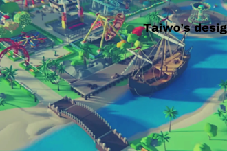 design a stunning 3d amusement park with VR, ar, and ride simulations