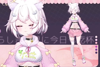 design live2d vtuber model, anime vtuber model,2d  vtuber model,2d vtuber avatar