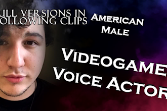 be your american accent video game and animation voice actor