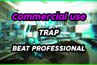 produce a customized professional trap beat