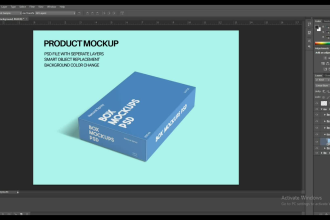 create psd product mockup with smart object in photoshop