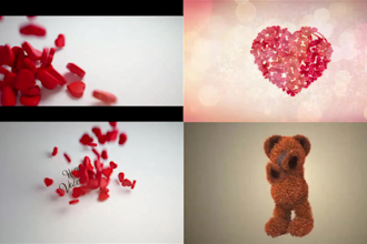make 3 valentine wishing video for you