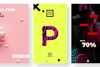 design amazing video ads for instagram, facebook or snapchat