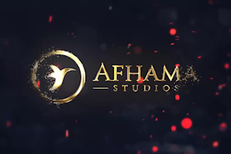 create your 3d particle logo reveal animation