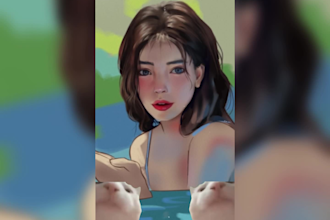 make a hyper realistic portrait
