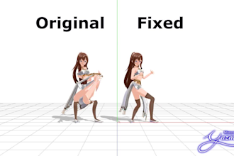 fix totally your mmd model