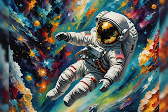create stunning abstract arts with ai