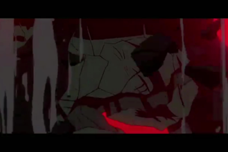 create premium 2d nsfw music video animation, traditional animation, hand drawn