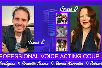 provide pro male female couple voice overs