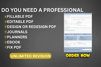design journal planner fillable pdf lead magnets ebooks planner cover checklist