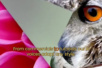 create best quality ai voice over for your youtube