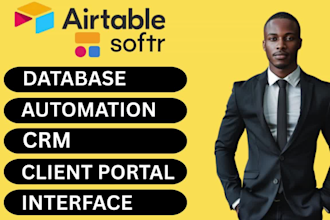 be your airtable database automation softr webapp expert