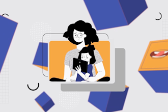 create a 2d animated explanatory video in after effects