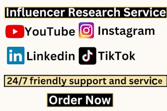find influencer for youtube instagram tiktok marketing in less than 24 hours