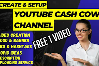 create faceless youtube channel with top 10 videos