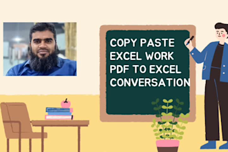 do fastest excel data entry, copy paste and PDF to excel convert