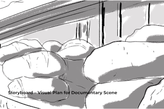 create a cinematic storyboard or animatic for your short film or animation