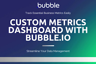 build custom internal tools and dashboards with bubble io