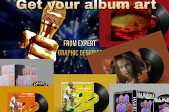 design an album art or cd cover