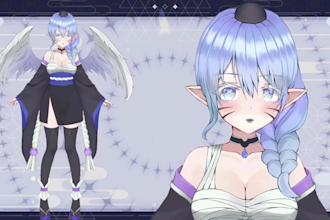 design and rig live2d vtuber character 2d character illustration anime models