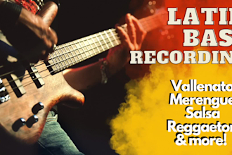 record a latin style bass for you song