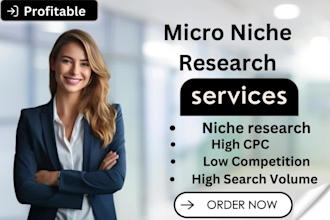do profitable micro niche research for any business