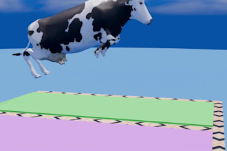 create funny 3d animal animations for videos, games