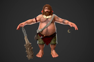 create 3d model and charters for you