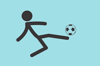 draw stick figure stickman clipart in any poses