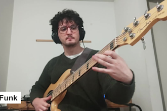 be the pro session bassist for your project