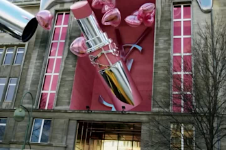 do 3d billboard animation, 3d anamorphic animation, cgi animation, 3d led screen