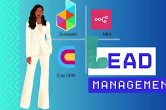 build custom CRM workflows automate leads connect clay CRM dubsado n8n